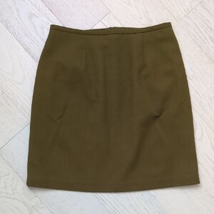 Elegant Olive Pencil Skirt